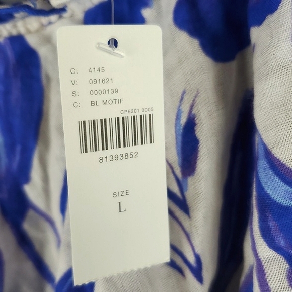 NWT Anthro Floral One Shoulder Rufflw Dress - Picture 7 of 11